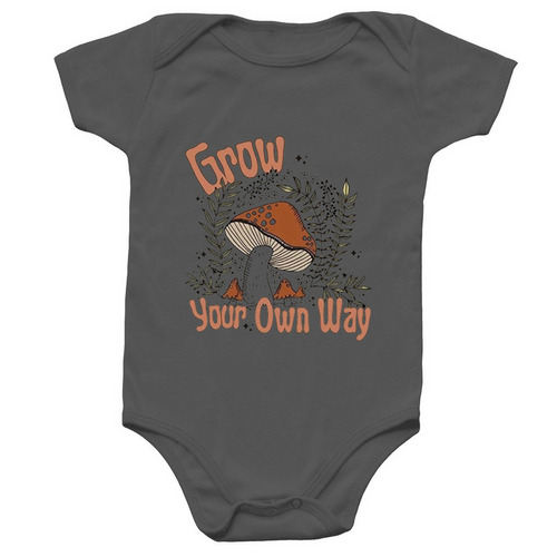 Growing up HL&nbsp;, a Charcoal Infant Onesie
