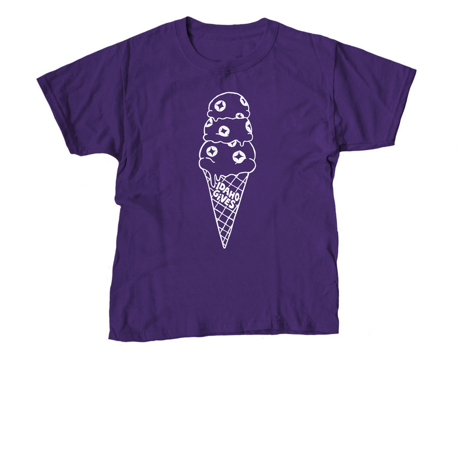 Idaho Gives 2026, a Purple Youth Unisex Tee