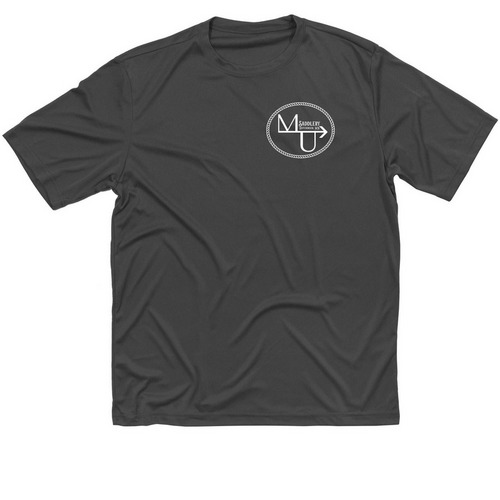 MU.Saddlery Apparel, a Iron Grey Classic Performance Tee