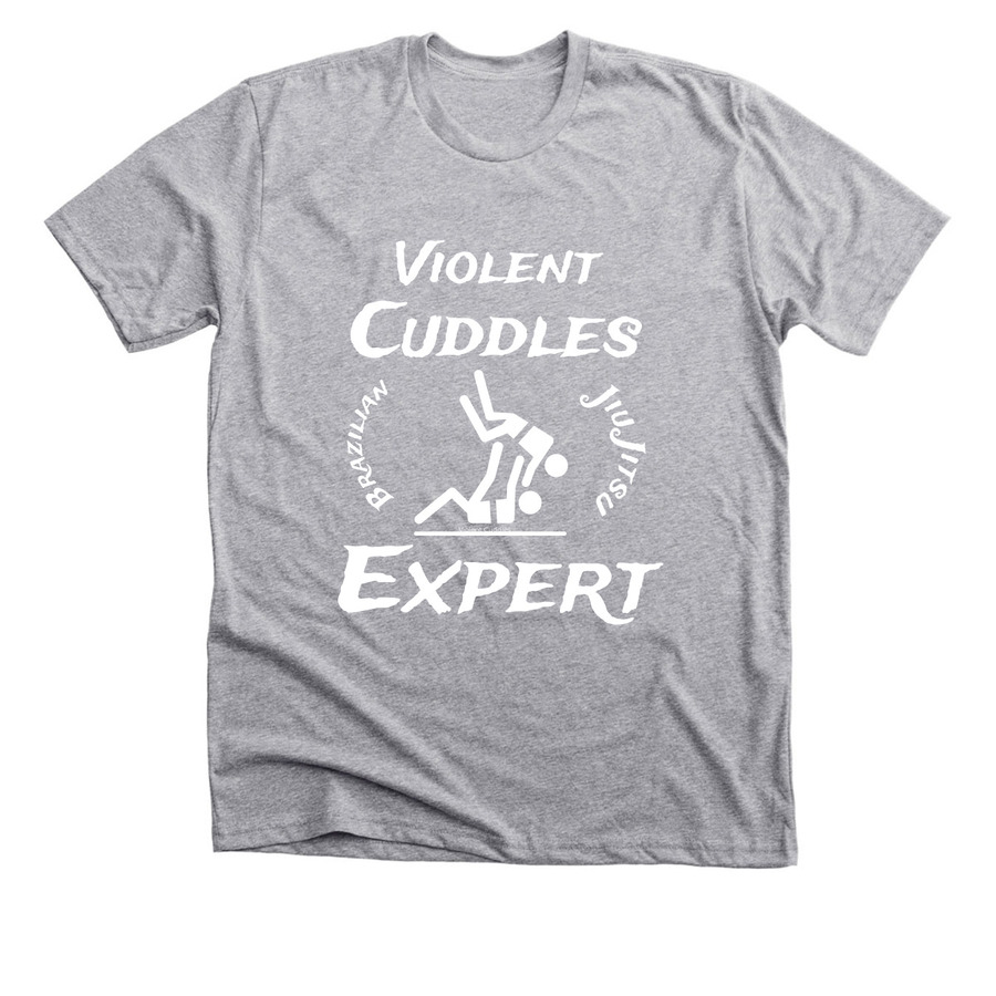 Violent Cuddles, a Athletic Heather Premium Unisex Tee