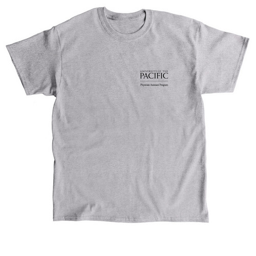 Black UOP Logo, a Sport Grey Classic Unisex Tee