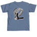 HARD PRESSED, a Blue Jean Comfort Colors Unisex Tee (back-view)