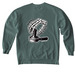 HARD PRESSED, a Blue Spruce Comfort Colors Crewneck Sweatshirt (back-view)