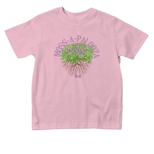 Mossapalooza Toddler Swag, a Pink Toddler Tee