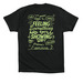 Grief is Normal, So Are You: Neon Green Tops, a Vintage Black Premium Cotton Tee (back-view)