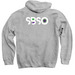 Heavy pullovers and zip-ups light logo, a Sport Grey Pullover Hoodie (back-view)