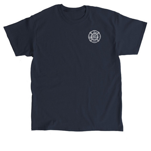 STLFD TRUCK 14, a Navy Classic Unisex Tee