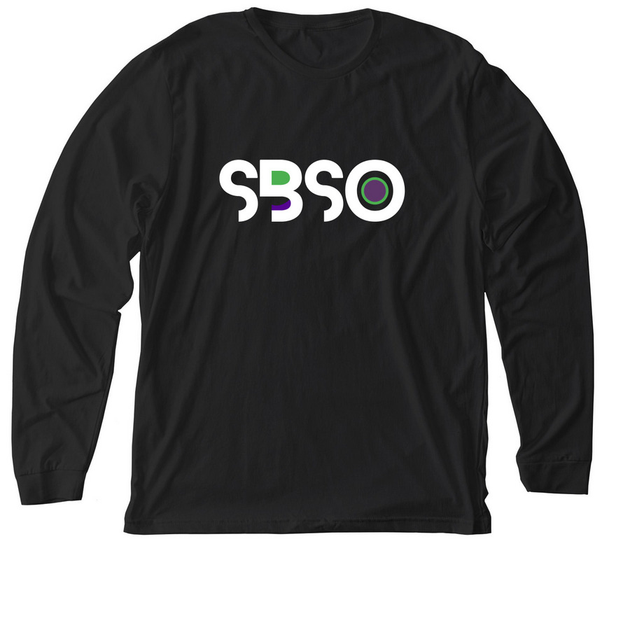 Long Sleeve & Light weight Hoodies Light Logo, a Solid Black Blend Premium Long Sleeve Tee