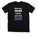 Hold my drink, a Solid Black Blend Premium Unisex Tee