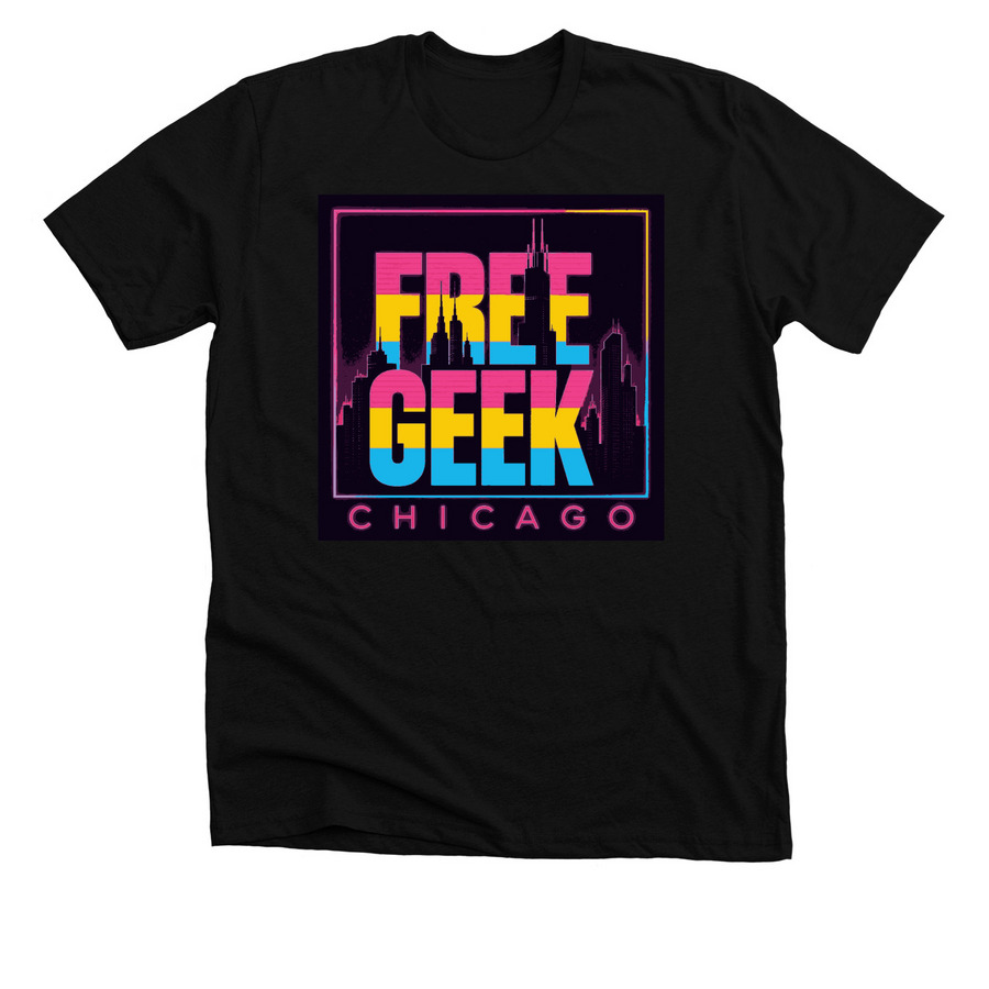 Press Any key to Continue.&nbsp;, a Solid Black Blend Premium Unisex Tee