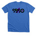 SHEBOP SAXOPHONES - DARK LOGO&nbsp;, a Heather True Royal Premium Unisex Tee