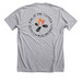 BYM Camps, a Athletic Heather Premium Unisex Tee (back-view)