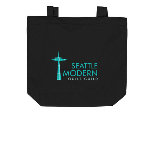 Logo Tote Bag, a Black Organic Cotton Tote Bag