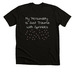 My Personality Is Just Trauma With Sprinkles, a Solid Black Blend Premium Unisex Tee