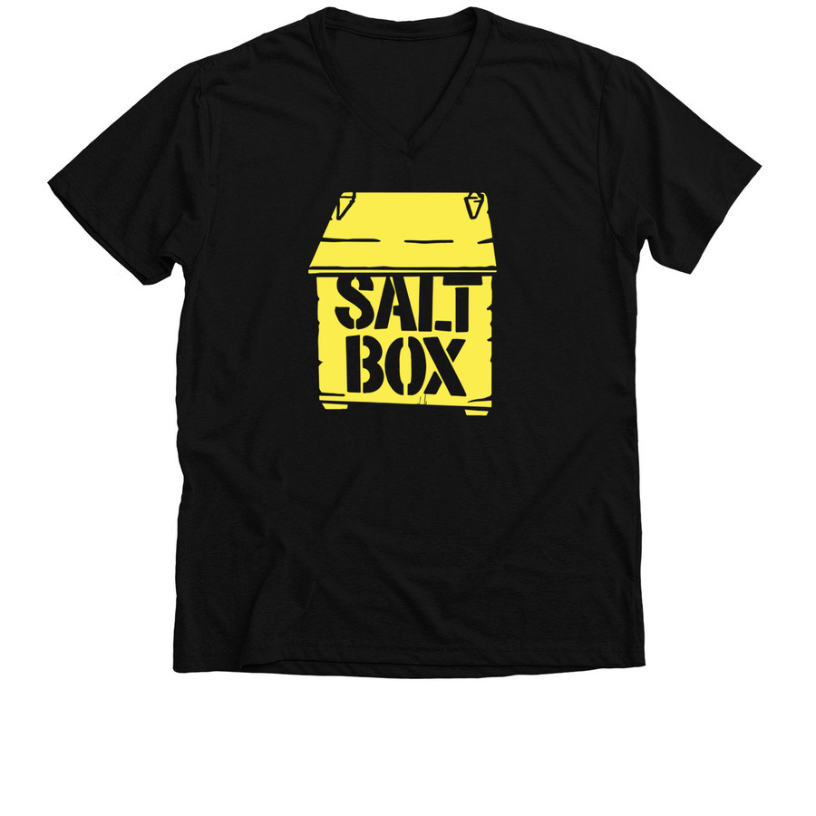 Baltimore Saltbox T-Shirt, a Solid Black Blend Premium V-Neck Tee