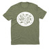Clare & Francis Tee, a Olive You Green Allmade Eco Triblend Unisex Tee