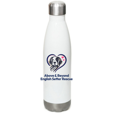 Same Rescue, New Look!, a White Stainless Steel Water Bottle