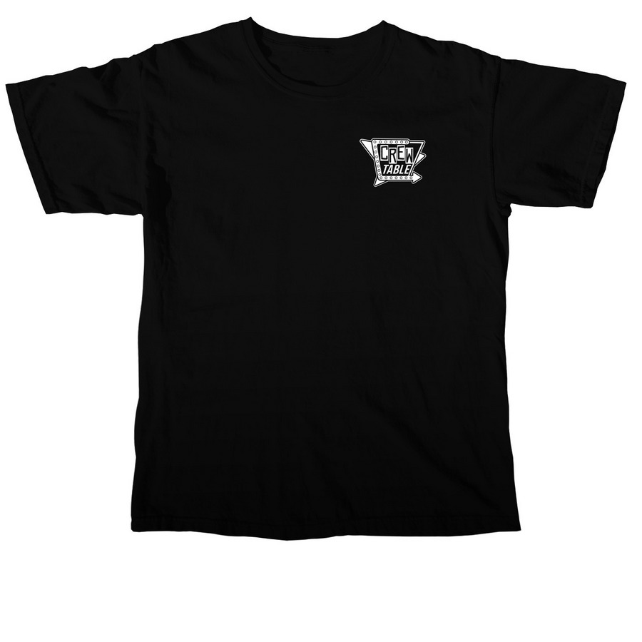 Food and Friends, a Black Comfort Colors Unisex Tee