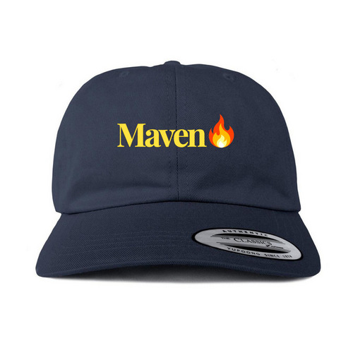 Maven Hat, a Navy Printed Classic Baseball Cap