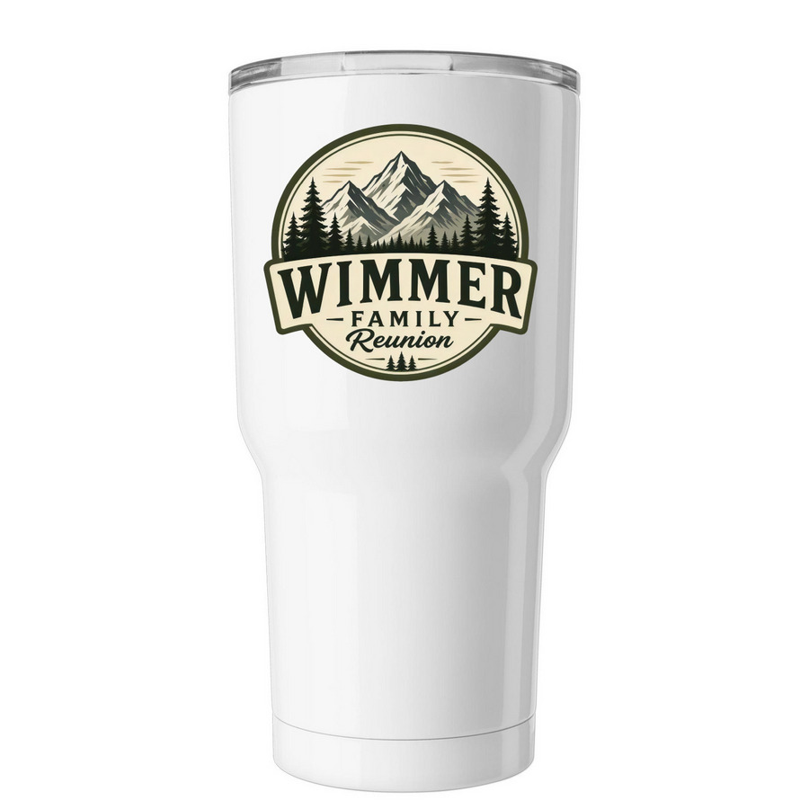 30 oz Tumbler, a White Insulated Tumbler