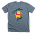 Zero bothers given!&nbsp;, a Heather Slate Premium Unisex Tee