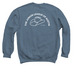Cowboy Hat JLA, a Indigo Crewneck Sweatshirt (back-view)