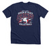 OLQP Volleyball, a Solid Navy Blend Premium Unisex Tee