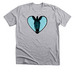 I Love Someone with Med13L - Blue, a Athletic Heather Premium Unisex Tee