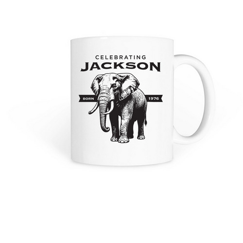 Jackson mug, a White Coffee Mug