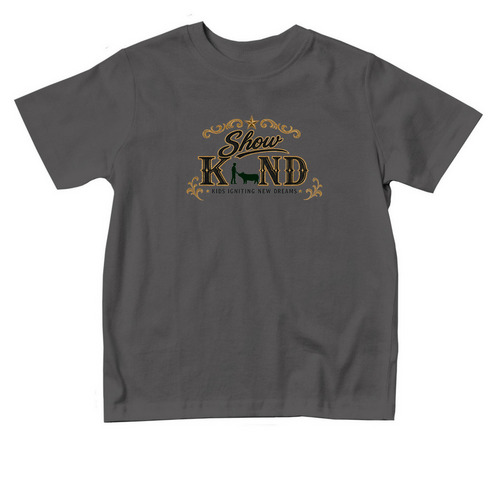 Show Kind, a Charcoal Toddler Tee