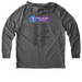 October 2026, a Aluminum Grey Allmade Eco Triblend Hoodie Tee (back-view)