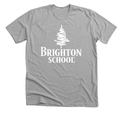 Brighton Logo Shirts (Neutral) TP, a Athletic Heather Premium Unisex Tee