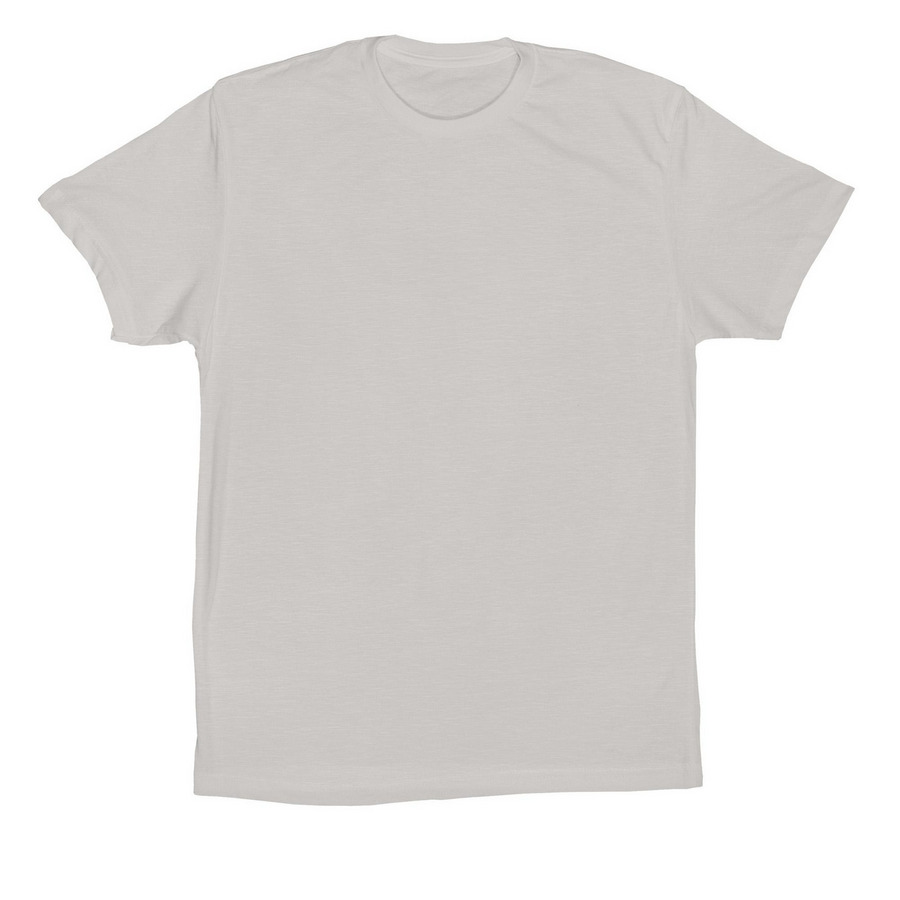 No Red Circle (design on back only), a Solid Athletic Grey Premium Cotton Tee