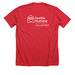 Volunteer Tees, a Heather Red Premium Unisex Tee (back-view)