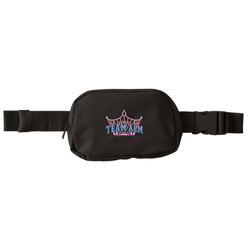 ALM Nationals Belt Bag, a Deep Black Matte Hip Pack