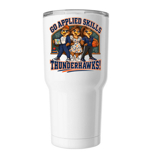 Go Applied Skills&nbsp;, a White Insulated Tumbler