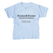 Official Literary Foundation Tee, a Light Blue Youth Unisex Tee