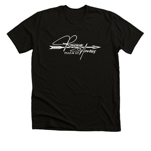 Raising Arrows, a Solid Black Blend Premium Unisex Tee