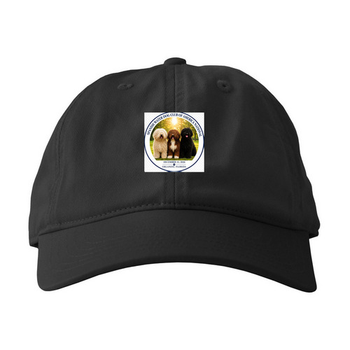 2026 National Specialty Hats, a Black Printed Eco Baseball Cap