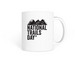 National Trails Day, a White Coffee Mug