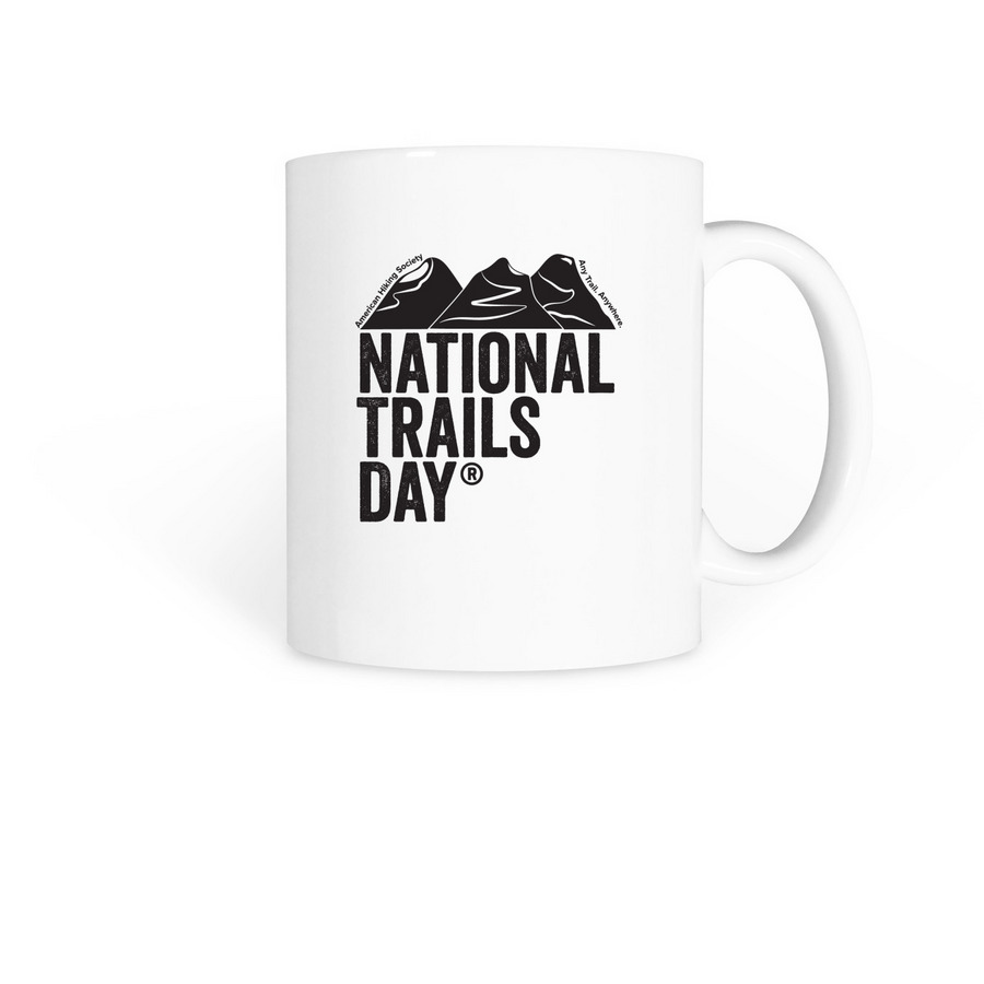 National Trails Day, a White Coffee Mug