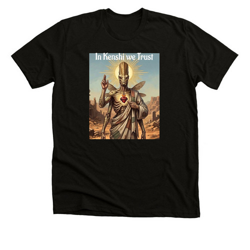 Kenshi, a Solid Black Blend Premium Unisex Tee