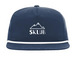 Sklub Hats, a Navy/ White Printed Umpqua Snapback Cap