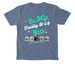 Facility Dog Eras, a Blue Jean Comfort Colors Pocket Tee (back-view)
