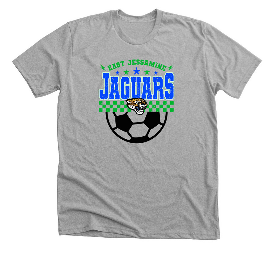 East Soccer&nbsp;, a Athletic Heather Premium Unisex Tee