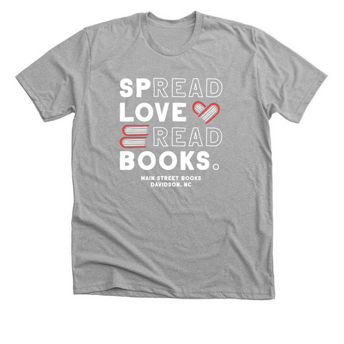 Spread Love Read Books, a Athletic Heather Premium Unisex Tee