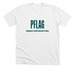 Large Logo, a Solid White Blend Premium Unisex Tee