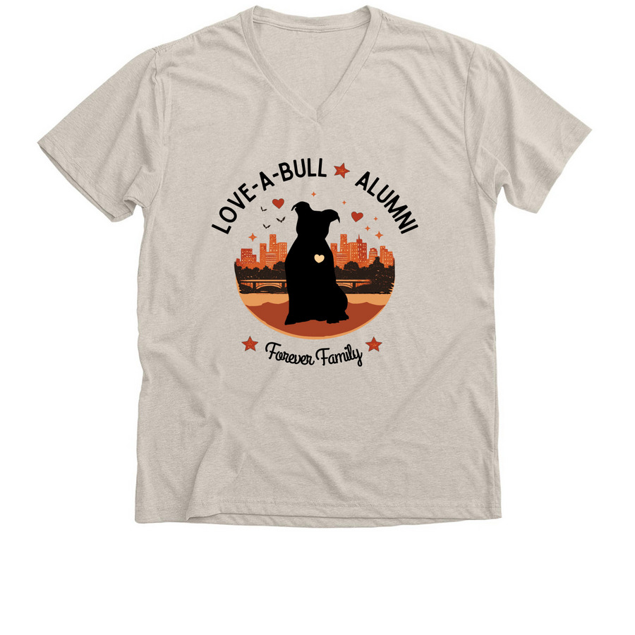 LAB Alumni, a Heather Dust Premium V-Neck Tee