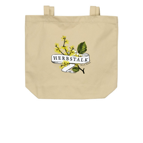 Herbstalk Tote, a Oyster Organic Cotton Tote Bag
