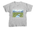POP CLUB Design On Back of Shirt, a Sport Grey Youth Unisex Tee